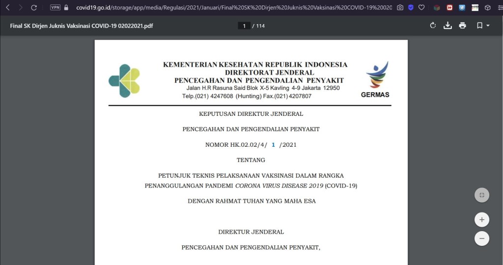 Mau Cek Sertifikat Vaksin ? Ikuti Tahapannya Tanpa Aplikasi PeduliLindungi